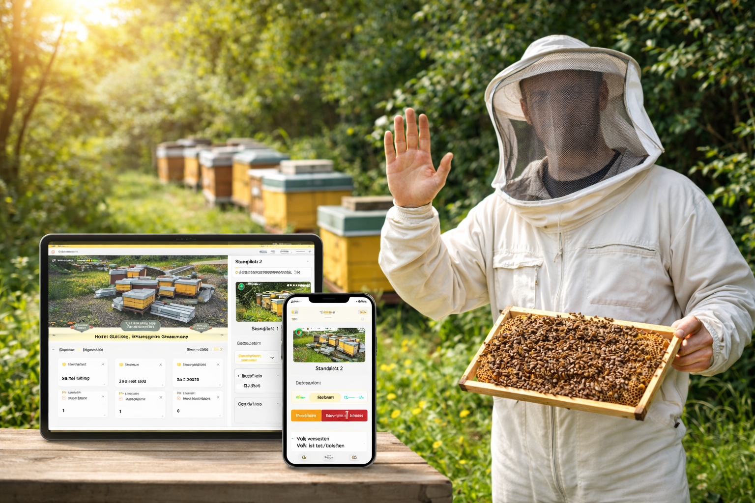 Digitale Stockkarte vom Volk