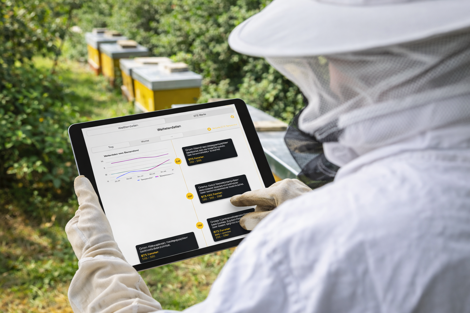 Wetterdaten und GTS Werte