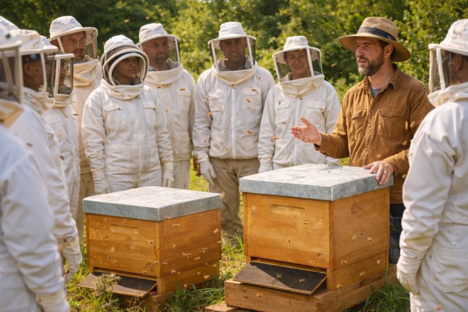 Bild einer Imkerschule