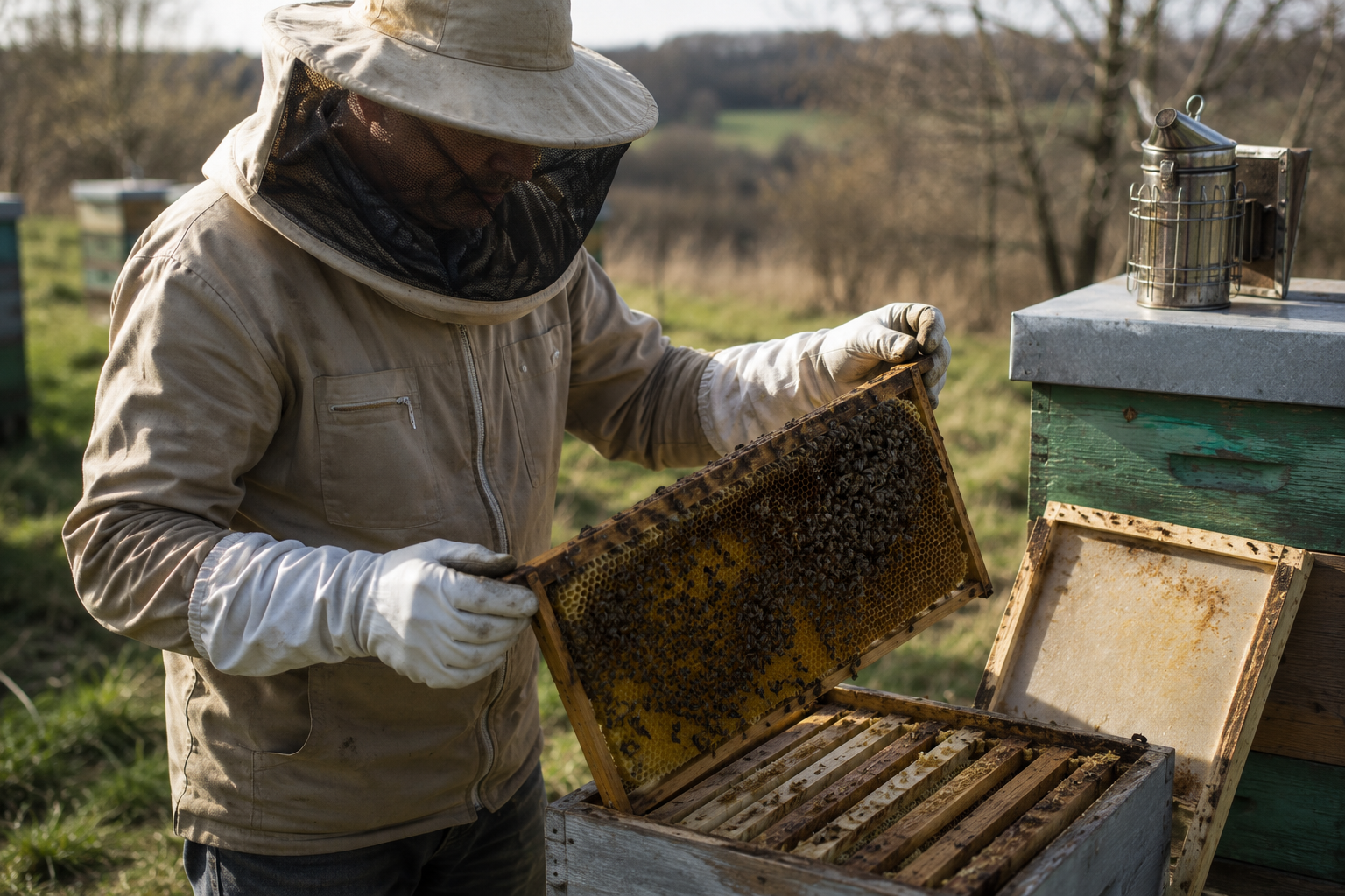Imkern heißt Entscheidungen treffen – und am Ende machen die Bienen doch, was sie wollen